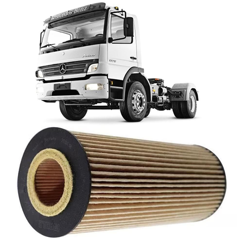Filtro Óleo Mercedes Benz Atego 6.4 7.2 2004 a 2023 Mahle