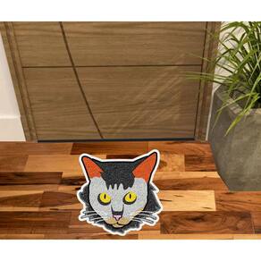 Tapete Gato Formato, Decoração De Sala, Quarto E Porta.