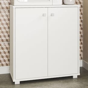 Armário de Cozinha 2 Portas 1 Prateleira Branco 205 - Pnr Móveis