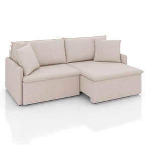 sofá 4 lugares retrátil e reclinável stilo linho cru 254 cm
