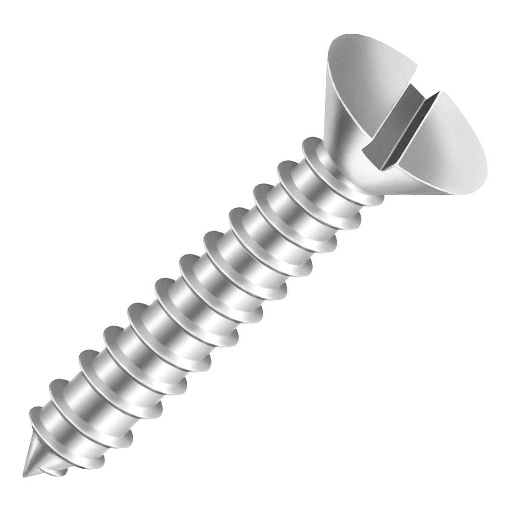 PARAFUSO ATARRAXANTE CABEÇA CHATA 5,5 X 100 FENDA - 50Pçs