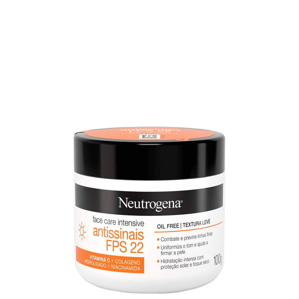 Neutrogena Face Care Antissinais FPS22 Anti-idade 100g