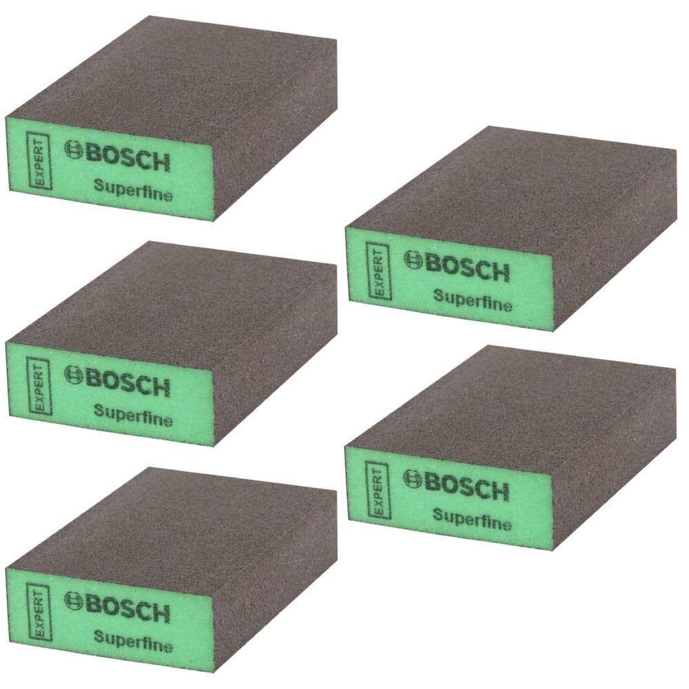 Esponja Abrasiva Super Fina Expert S471 69 x 98 mm 5 Unidades BOSCH