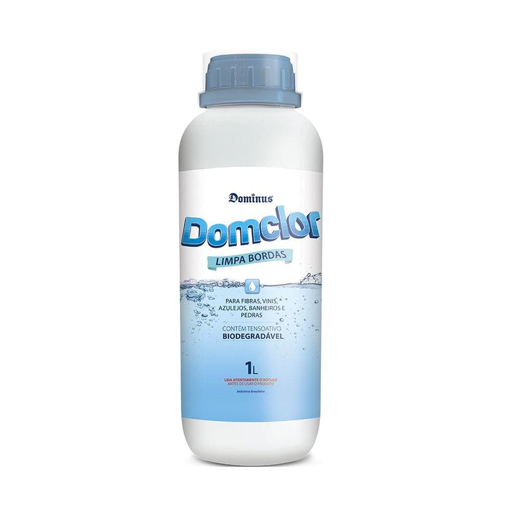 Limpa Bordas Domclor Tratamento e Limpeza Piscinas 1 Litro
