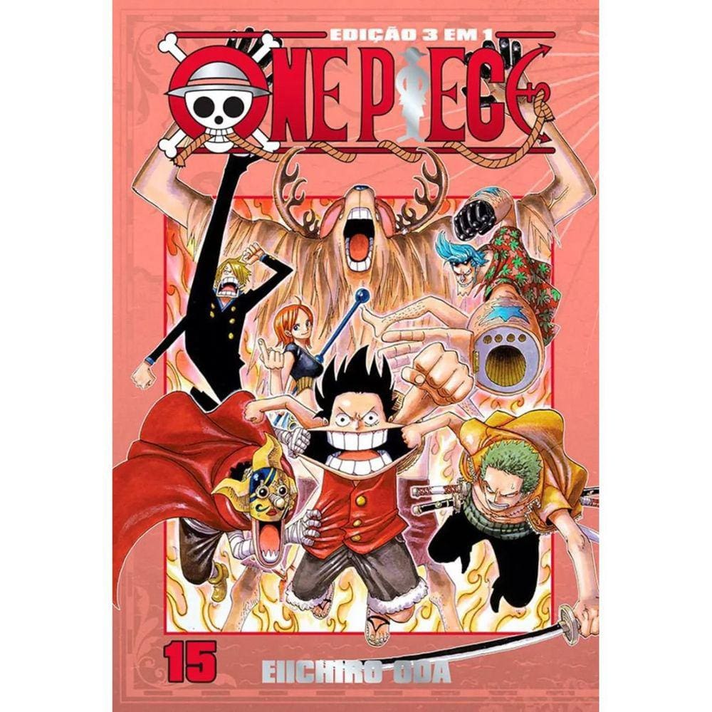 One Piece 3 em 1 Vol 5 Eiichiro Oda Editora Panini em Promoção na