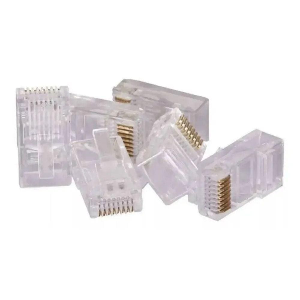Kit 8 Conectores RJ45 Macho