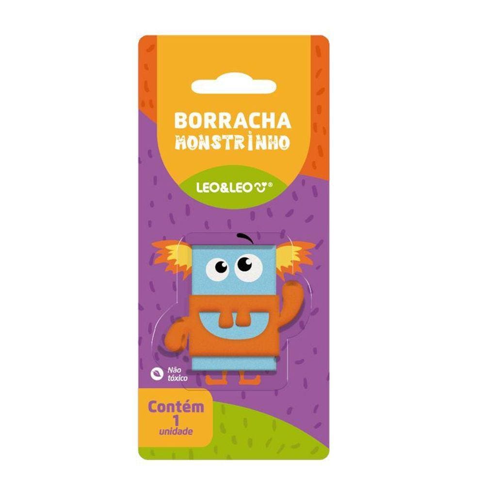 Borracha Monstrinho Leo&Leo Azul