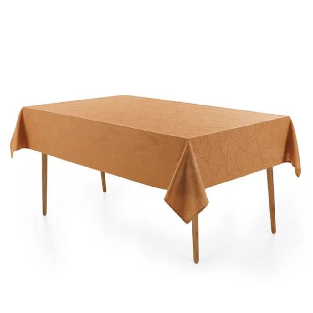 Toalha de Mesa Herbare 12 Lugares Ocre Retangular Karsten