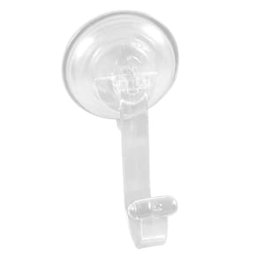 Cabide Plástico com Ventosa Cristal (AV/CAB) - ASTRA