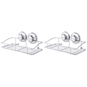 Kit 2 Porta-Objetos em Inox com Ventosa Astra AVI/PO