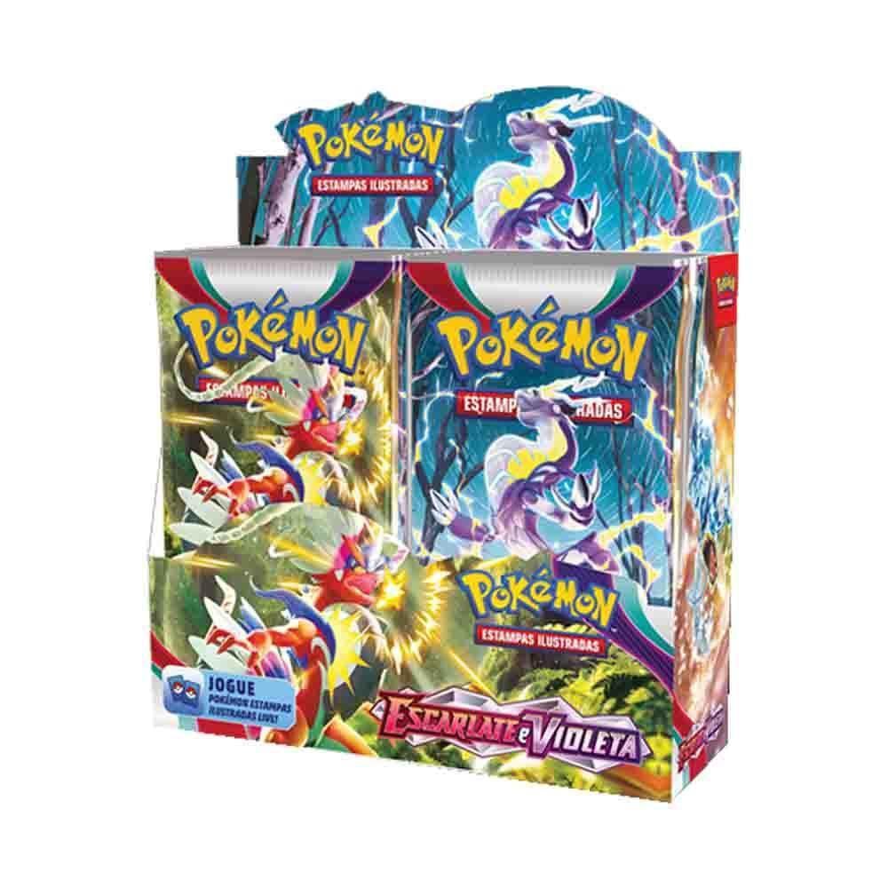 Pokemon Box 36 Boosters Escarlate E Violeta Jogo Cartas