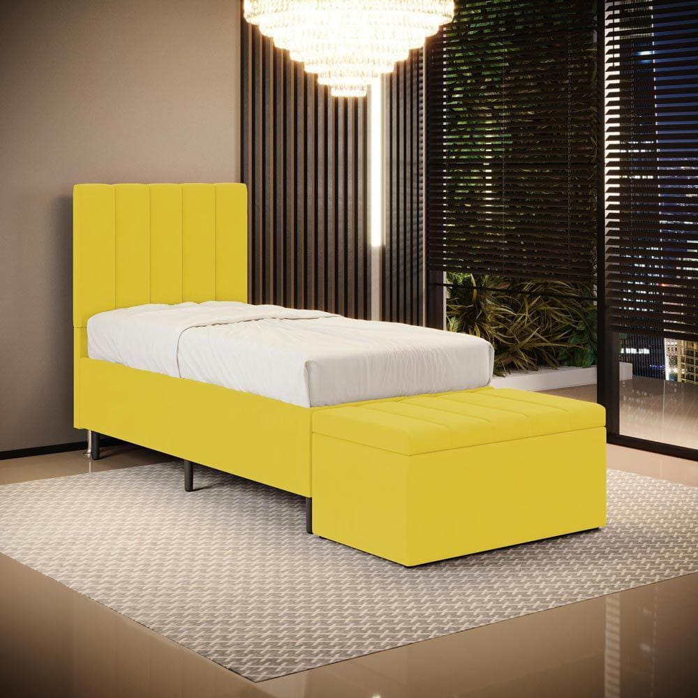 Cabeceira Nashira e Calçadeira Navi 90 Sued Aradecor