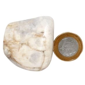 Ambligonita Roxa Rolado Natural Qualidade Comum 47mm 102g