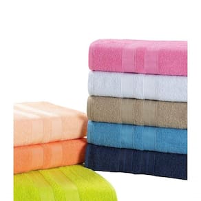 Kit 10 Toalhas De Banho 100% Algodão Enxuta - Caricinha - Cores Masculinas