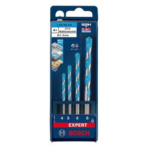Jogo Brocas Expert Cyl-9 Multmaterial 4-5-6-8 Mm Bosch