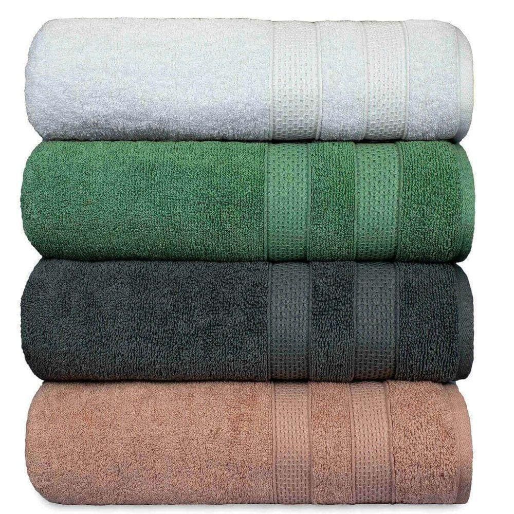 Kit 4 Toalha De Rosto Fio Penteado Extra Macia - Comfort -kit 2