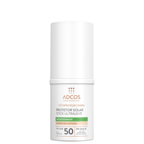 Adcos Fotoproteção Diária Stick Ultraleve FPS 50 Peach - Protetor Solar Facial 15g