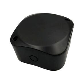 100 pçs Caixa Cftv Sob. Premium Hermética Preta 11x11x5,5cm