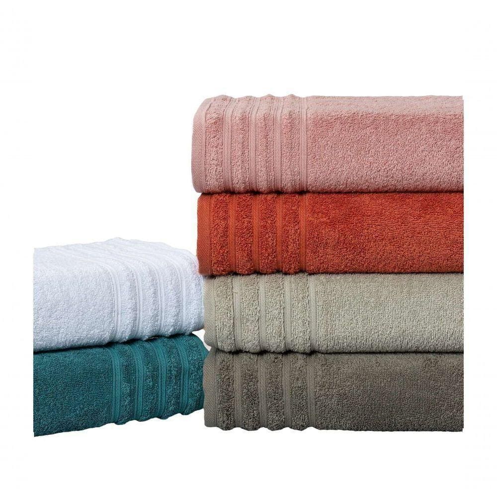 Kit 8 Toalha Gigante Banhão Fio Penteado 100% Algodão Twist - Variadas