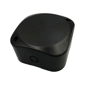 50 pçs Caixa Cftv Sob. Premium Hermética Preta 11x11x5,5 cm