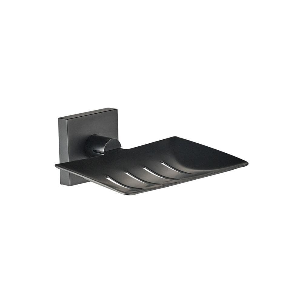 Saboneteira Loren Loft Square 2008 B83 Preto 52x125x118mm