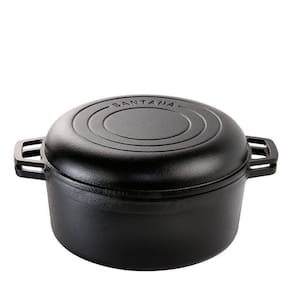 Caçarola Duo 24cm Ferro Fundido 2 em 1 3,8L Santana