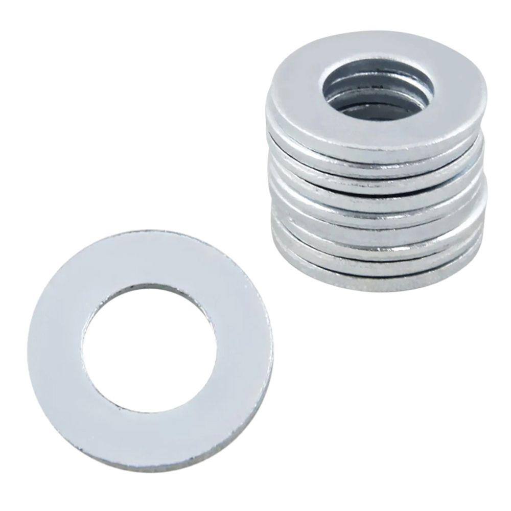 Arruela Plana Inox Aisi 304 Din 9021 M4 Polido - 200Un