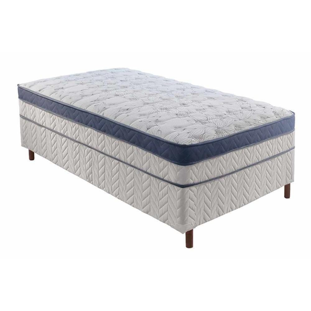 Cama Box Conjugado Solteiro: Colchão Molas Extrapedic Sublime Life Pillow White (88x188x48) Paropas