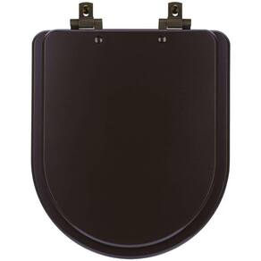 Assento Sanitário MDF Soft Close Duna Marrom Fosco para Vaso Deca com Ferragem Marrom