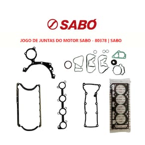 Jogo Completo Juntas Motor Ford Ka 1.6 8V Sohc L4 2001 A 2007 Sabó