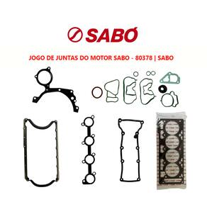 Jogo Completo Juntas Motor Ford Fiesta 1.6 8V Sohc L4 2004 A 2014 Sabó