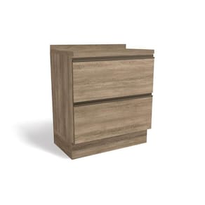 Gabinete De Cozinha Modulado Maxxi G755 2 Gavetas C- Tampo Nogal - Kappesberg