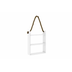 Prateleira Decorativa Quarto Bebê Am 3119 Branco - Movelbento
