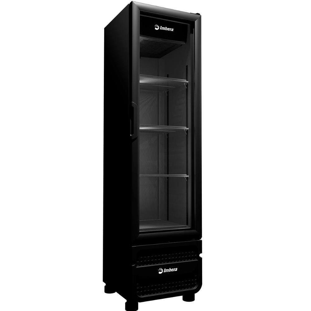 Expositor Vertical Imbera 229 Litros Full Black VR08 - 127V - 110V