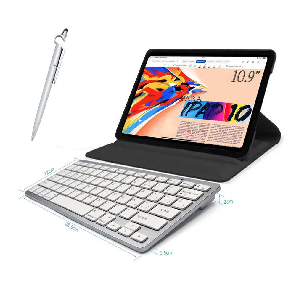 Melhor Case Para iP 10 Geração A2696 A2757 A2777 + Teclado