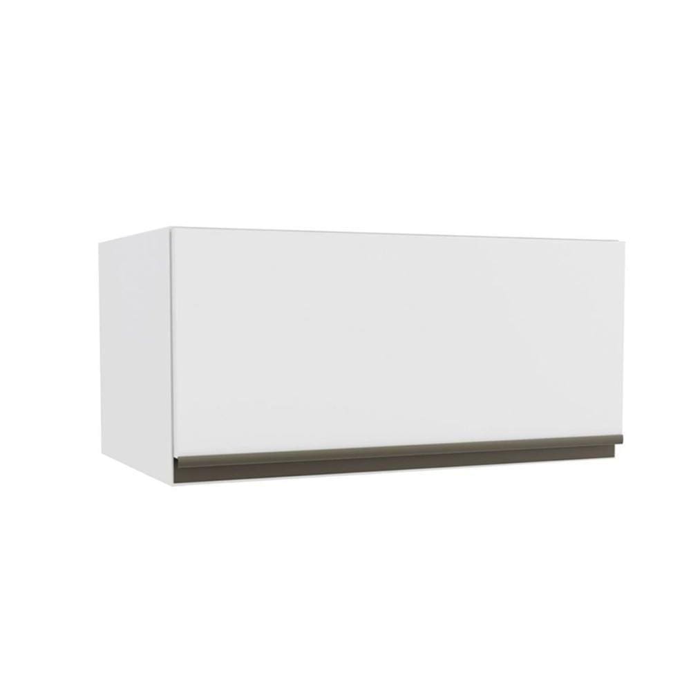 Armário De Geladeira P/ Cozinha Maxxi G C/ Porta Basculante cm Polipropileno Branco