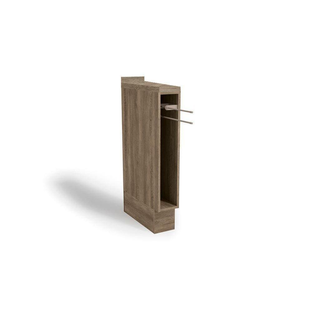Nicho De Cozinha Modulado Toalheiro Maxxi G740 C- Tampo 15cm Nogal - Kappesberg