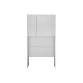 Armário Ponte Modulado Aéreo Solteiro Rizon C- 3 Portas Cor Branco - Novo Horizonte