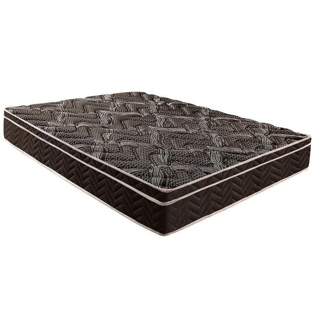 Colchão Casal D28 - Ep - Anatômico Pasquale Euro Pillow Black (138x188x25) - Paropas