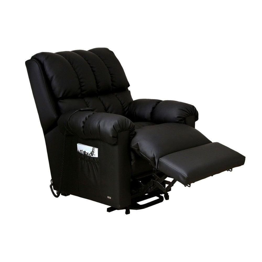 Poltrona Do Papai Reclinável Texas Fantastic Zero Wall Motorizada C- Lift Courano Preto