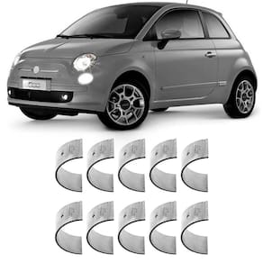 Bronzina Casquilho Mancal 0.25 Fiat 500 Idea Punto 2005 a 2017 Metal Leve SBC549