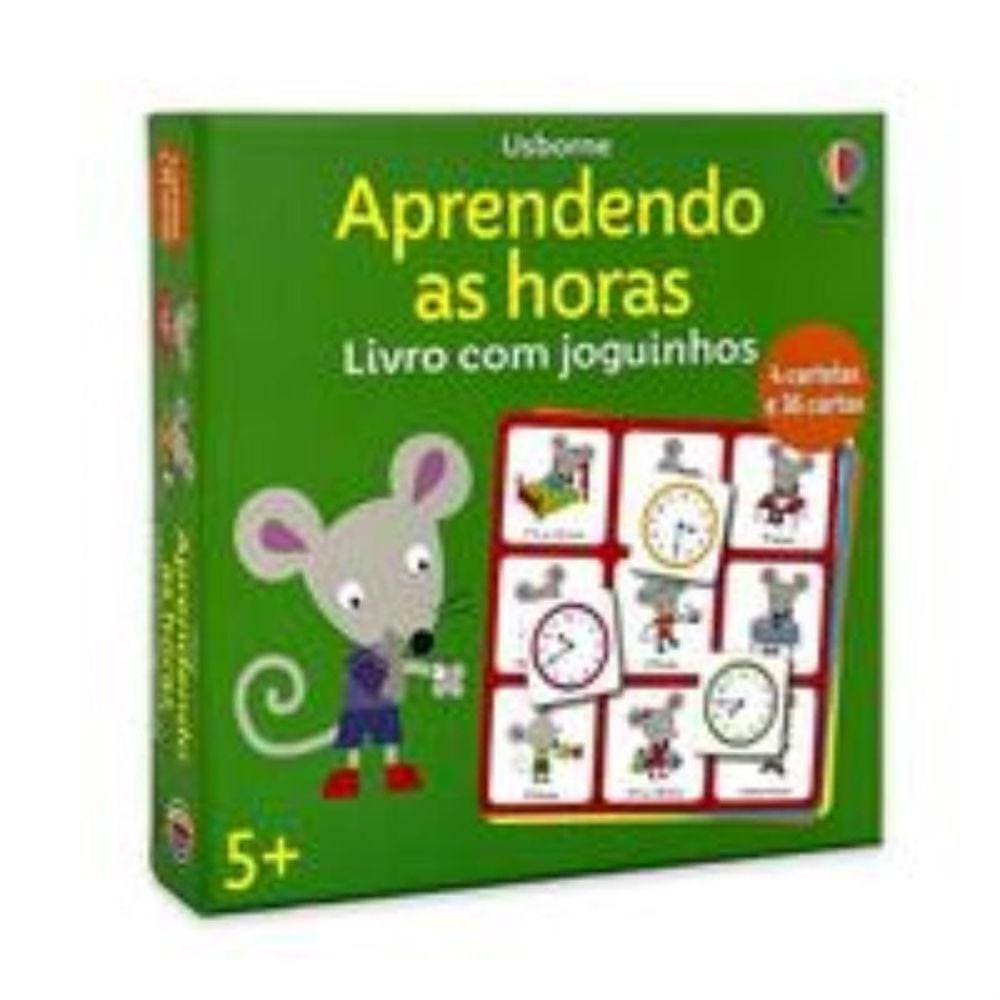 Aprendendo As Horas: Livro Com Joguinhos