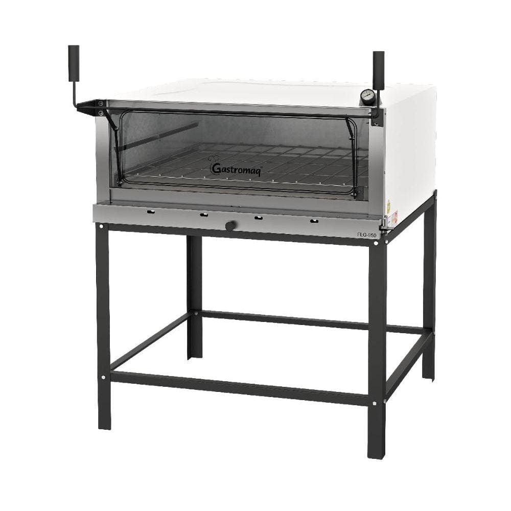 Forno a Gás de Lastro Gastromaq FLG-950E PG Porta Guilhotina Epóxi