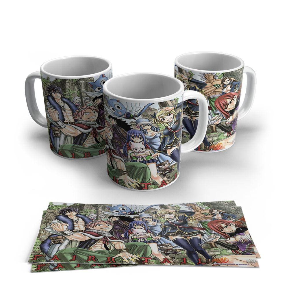 Caneca de Porcelana Fairy Tail modelo 20