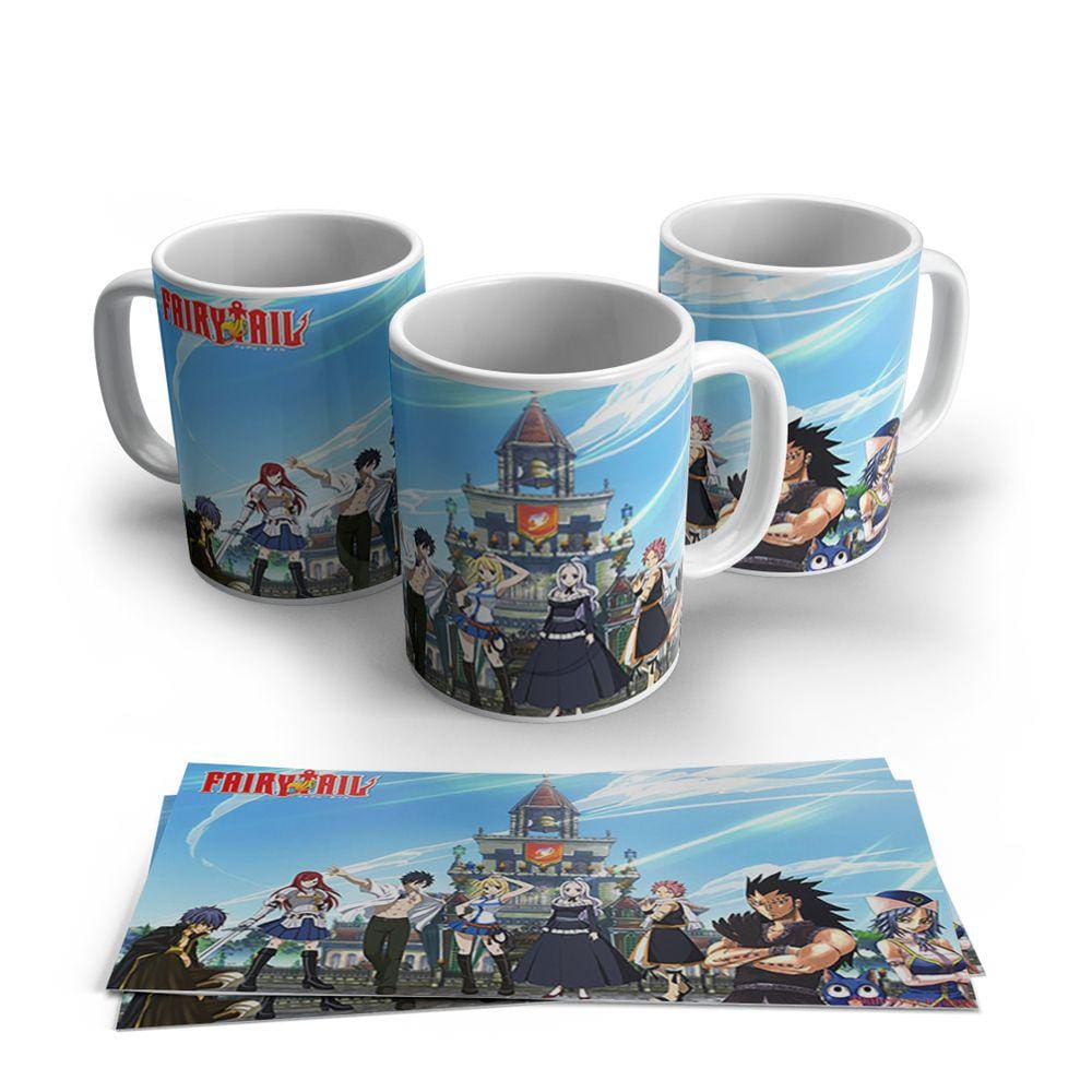 Caneca de Porcelana Fairy Tail modelo 02