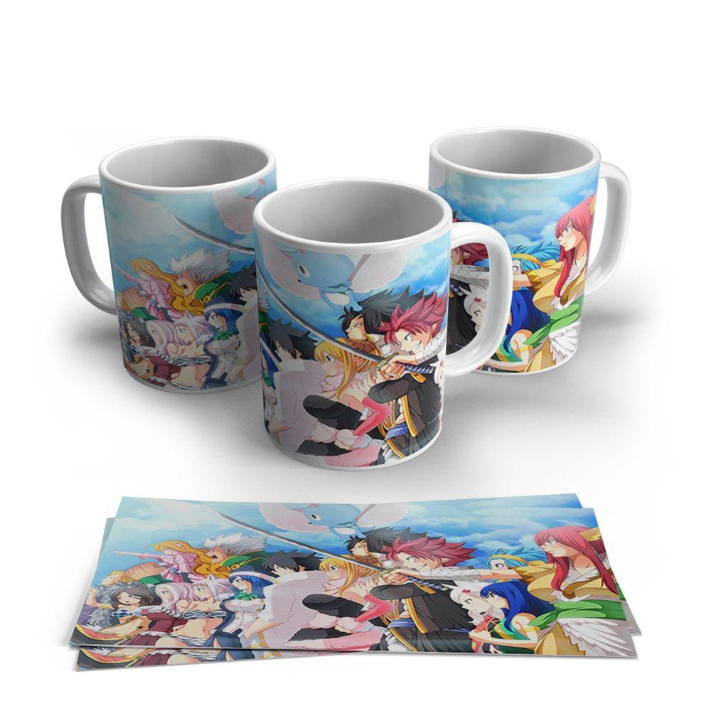 Caneca de Porcelana Fairy Tail modelo 17