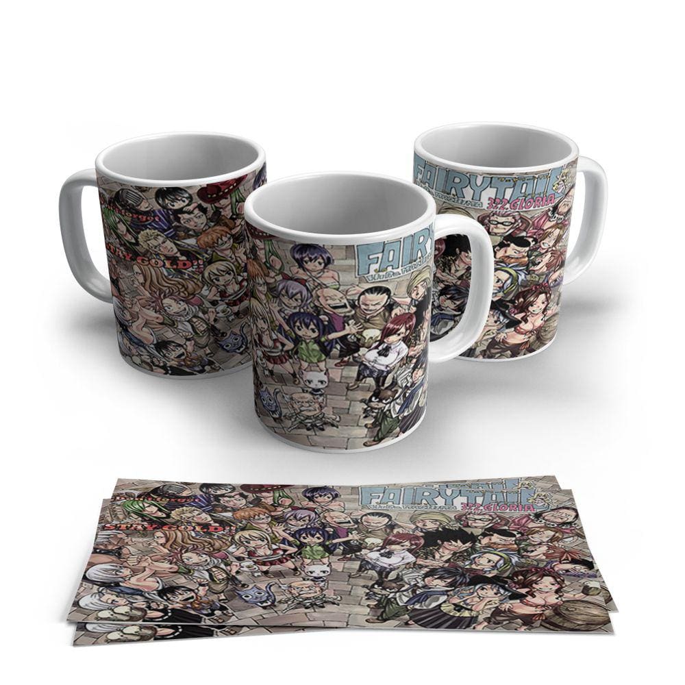 Caneca de Porcelana Fairy Tail modelo 18
