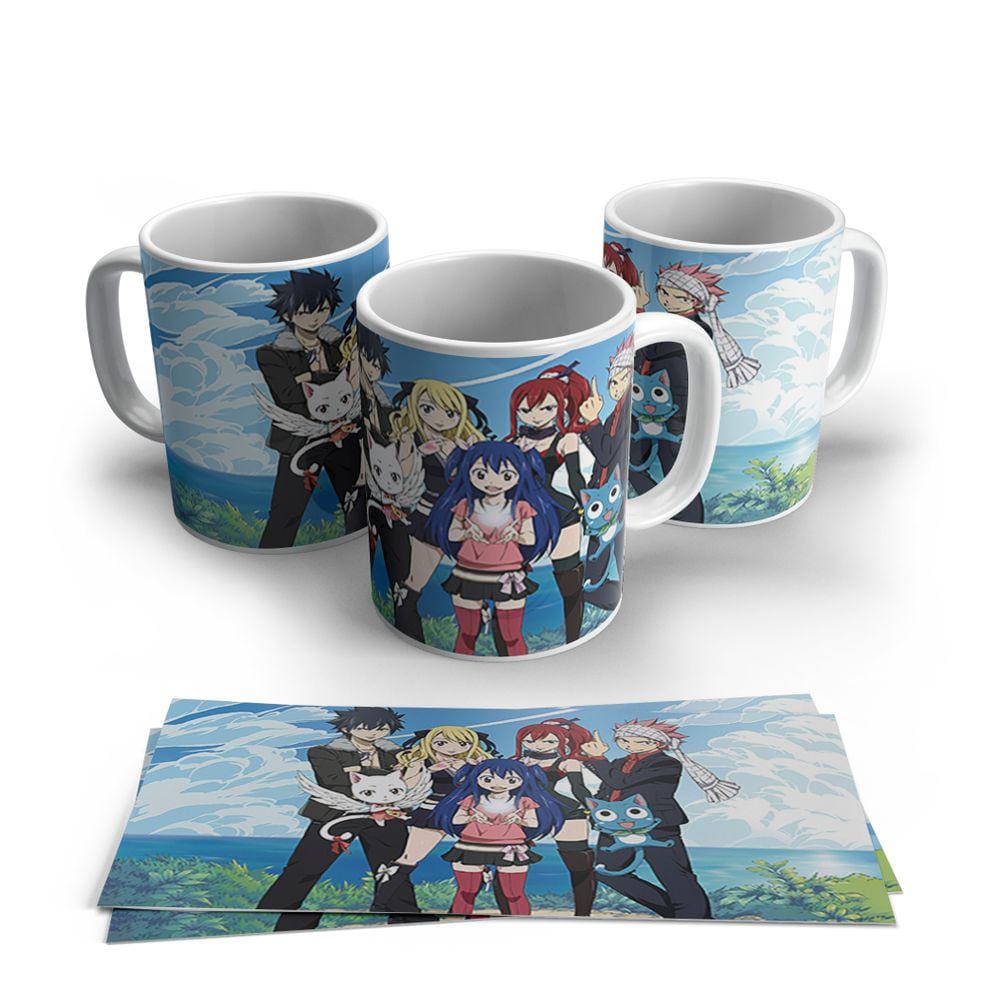 Caneca de Porcelana Fairy Tail modelo 28