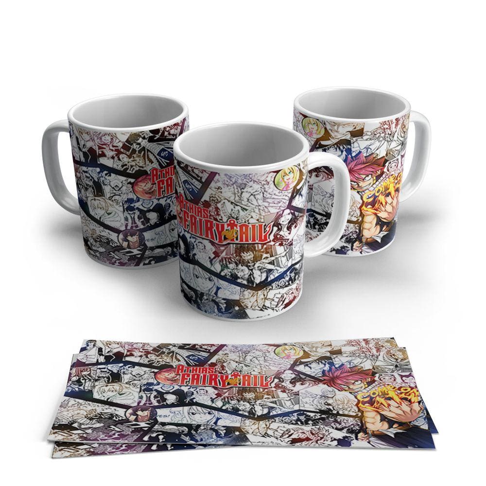 Caneca de Porcelana Fairy Tail modelo 15