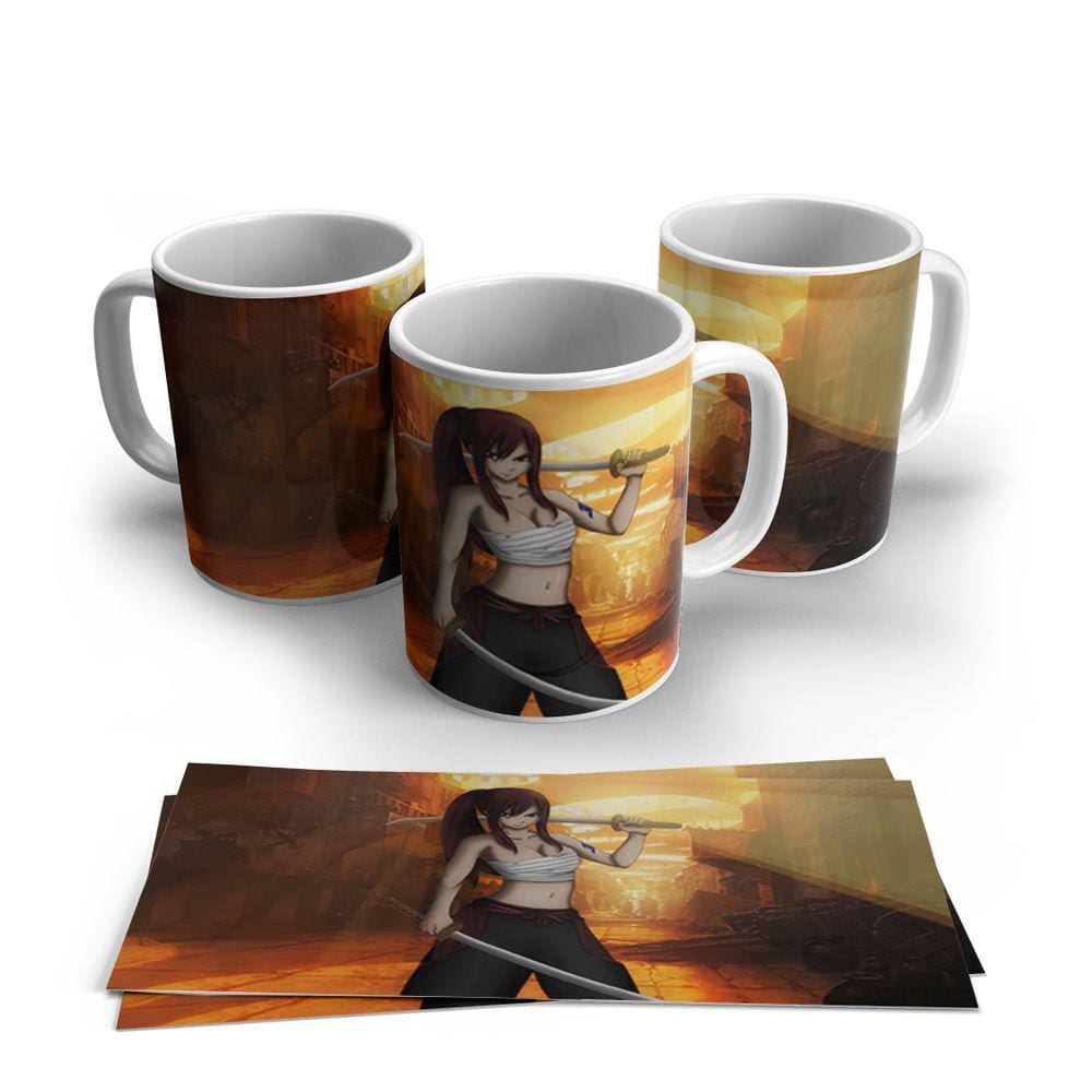 Caneca de Porcelana Fairy Tail modelo 09